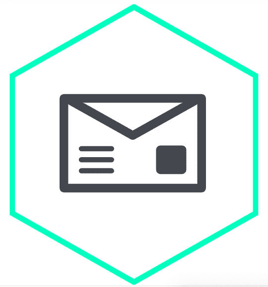 Cards and envelopes design services icon