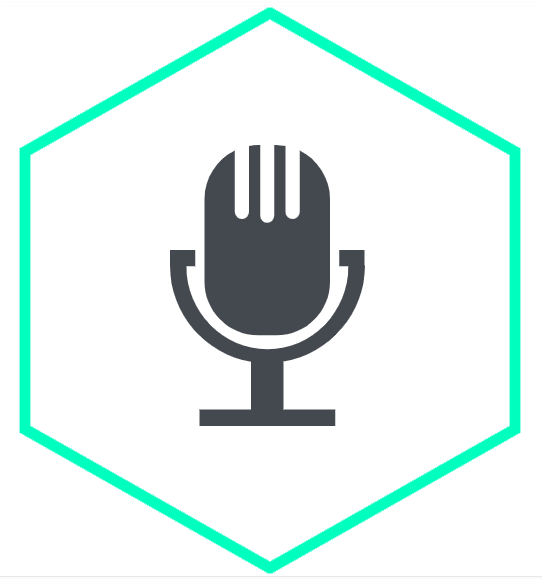 Podcast services graphic icon